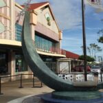 18 Ft. Bronze and Sterling Sculpture with Italian Mosaic Base, for the Mililani Town Center, Oahu island