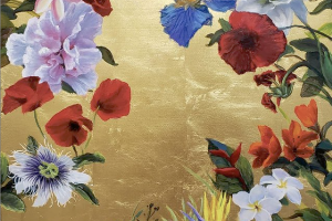 Oil on Canvas with Gold Leaf