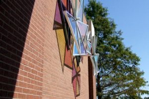 Iridescent Acrylic Panel Installation